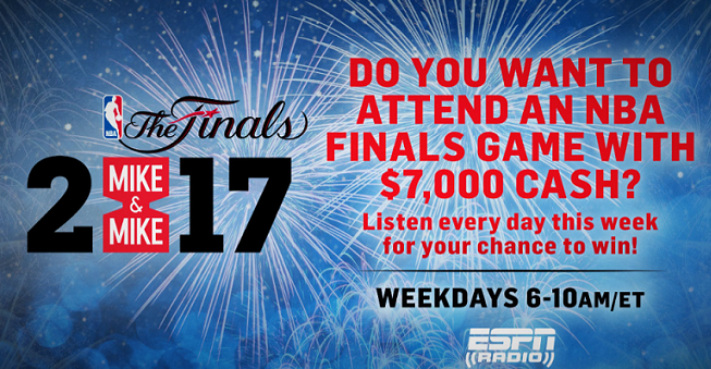 Listen to Mike & Mike all week for your chance to win post thumbnail image
