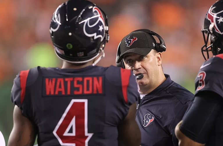 Bill O’Brien mic’d up coaching Watson against Browns post thumbnail image