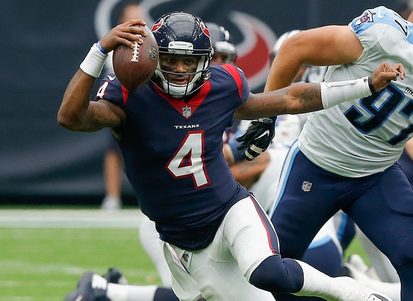 Deshaun Watson mic’d up vs. Titans on MNF post thumbnail image