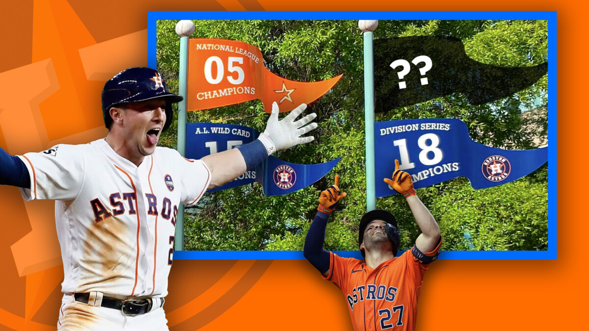 Some stole the Astros World Series banner post thumbnail image